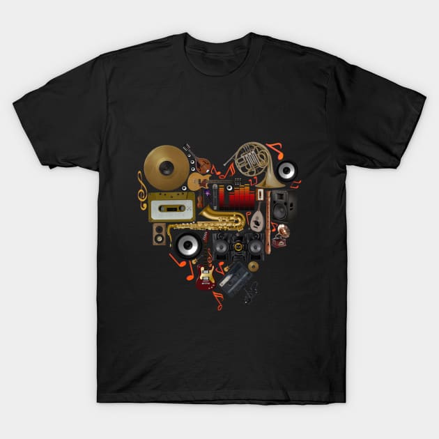 love music T-Shirt by bobyberto